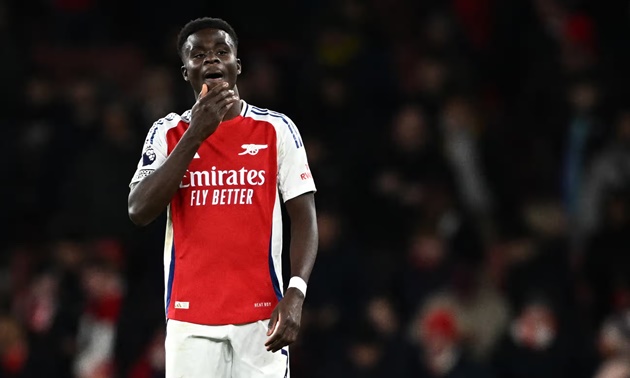 Saka là mất mát lớn nhất của Arsenal.