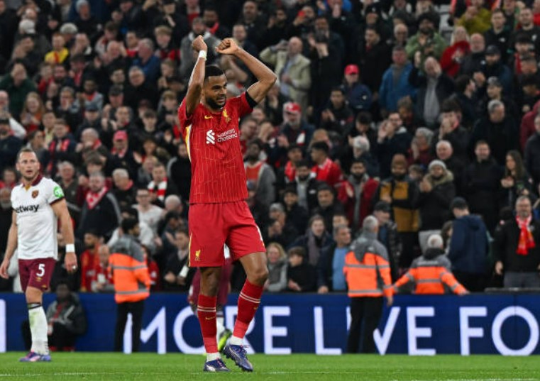 Gakpo là lựa chọn số một bên hành lang cánh trái của Liverpool.