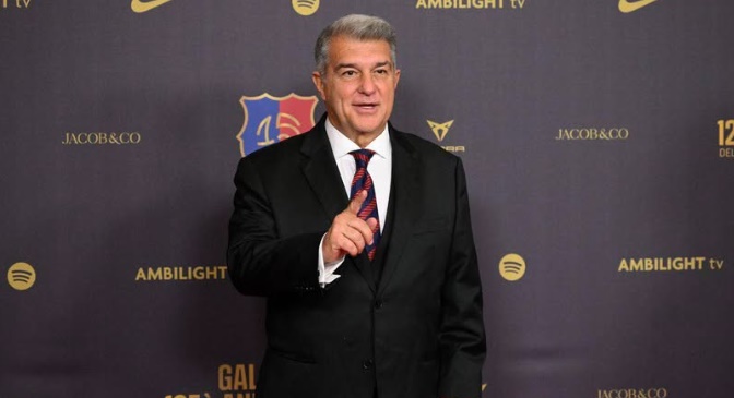 Laporta vừa có những phát ngôn gây tranh cãi.