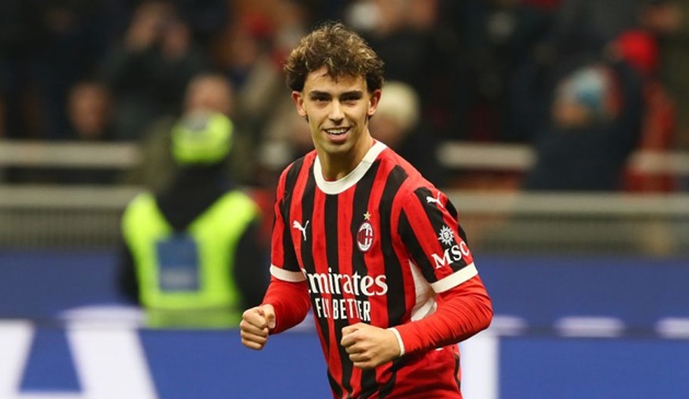 Felix đang thi đấu cho AC Milan dưới dạng cho mượn từ Chelsea.