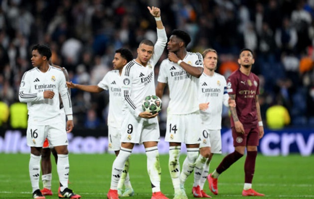 Real thắng Man City ấn tượng.