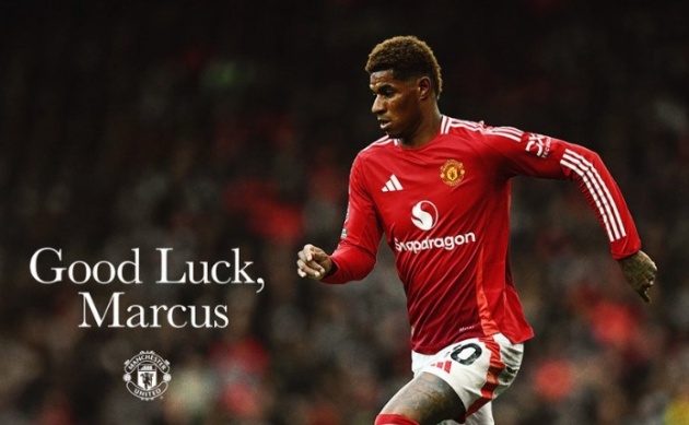 Trang chủ MU tạm biệt Rashford.