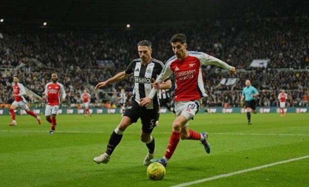Havertz gần như vô hại trước khung thành Chích chòe.