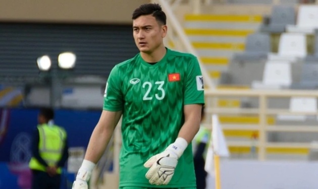 Thủ môn Văn Lâm.