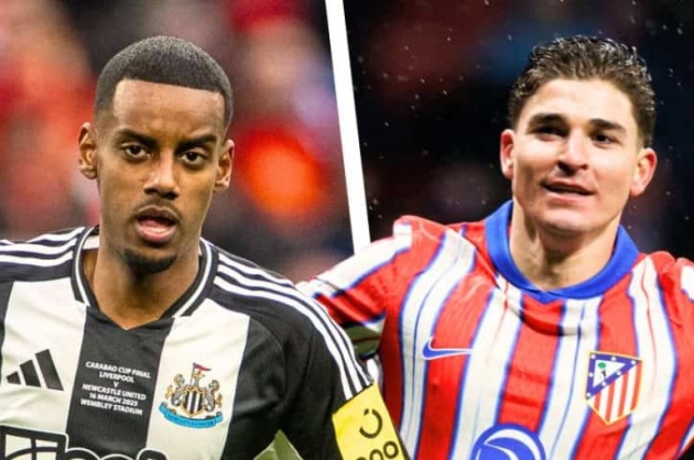 Isak và Alvarez là những lựa chọn cho Liverpool.