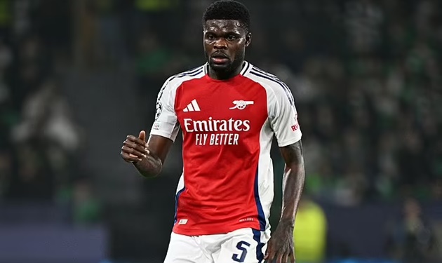 Partey có thể rời Arsenal.