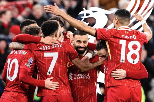 Liverpool chiếm lợi thế trước Arsenal.