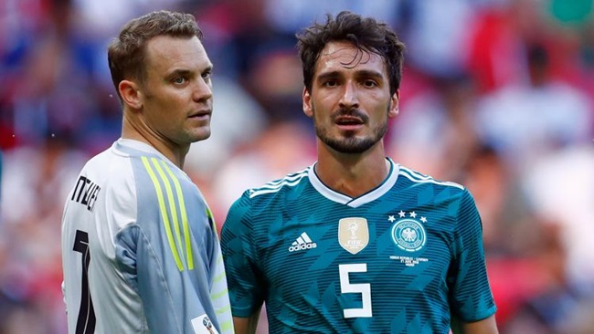 Khát khao chiến thắng đã không còn xuất hiện trên các gương mặt như: Manuel Neuer hay Mats Hummels.