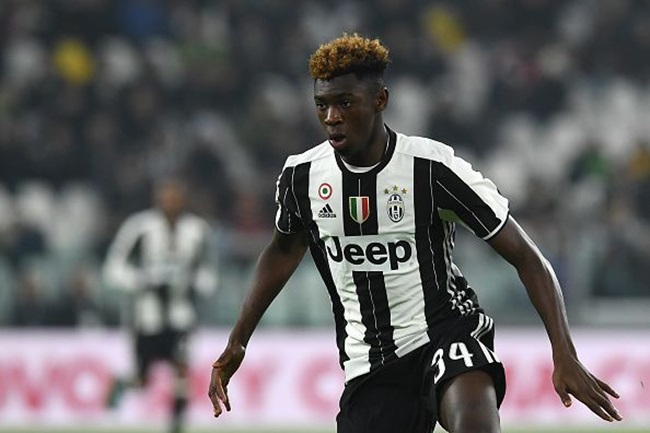Kean trong màu áo Juventus.