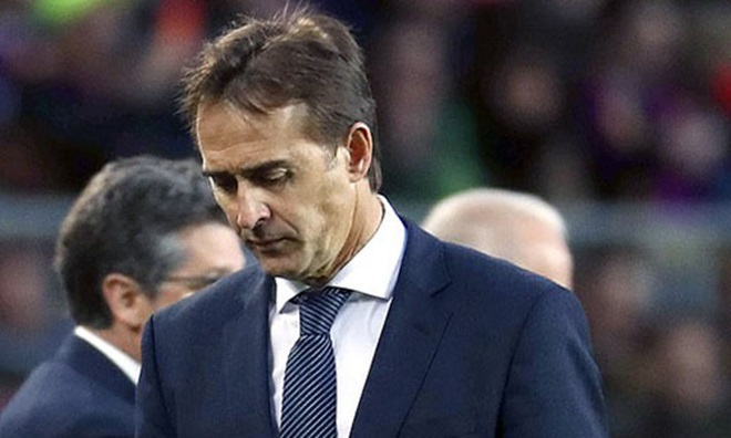 Lopetegui nhận trát sa thải ngay sau thất bại 1-5 của đội nhà trước Barcelona.