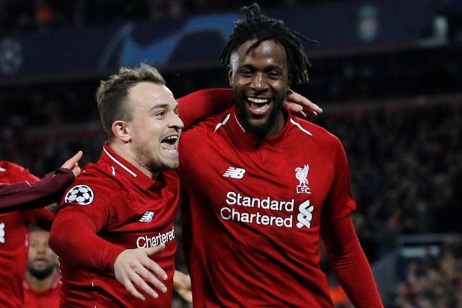 Origi tỏa sáng ở bán kết lượt về Champions League 2018/2019.