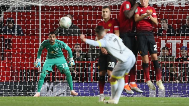 Bàn thắng tuyệt đẹp của Wilson vào lưới Man United tại League Cup 2018/2019.