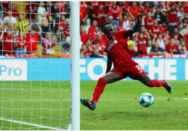 Bàn gỡ hòa 1-1 của Mane.
