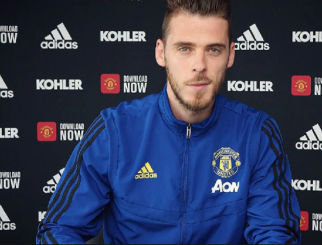 De Gea chính thức gia hạn hợp đồng với Man United đến tháng 06 năm 2023.