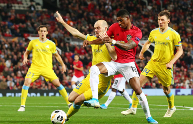Rashford thi đấu nhạt nhòa xuyên suốt 90 phút.