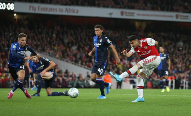 Ảnh bài viết Tân binh 18 triệu bảng chói sáng, Arsenal "hạ sát" Nottingham