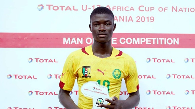 5. Steve Mvoue (Cameroon). Mvoue đoạt giải thưởng cầu thủ xuất sắc nhất giải U17 châu Phi 2019; đồng thời từng được Clarence Seedorf triệu tập lên đội tuyển quốc gia trước CAN CUP 2019.