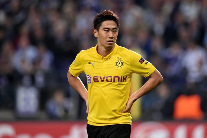 9. Shinji Kagawa. Ngôi sao người Nhật Bản đầu quân cho Dortmund năm 2010 sau màn trình diễn thuyết phục trong màu áo Cerezo Osaka. Kagawa thi đấu chói sáng dưới triều đại Jurgen Klopp trước khi gia nhập Man United năm 2012.