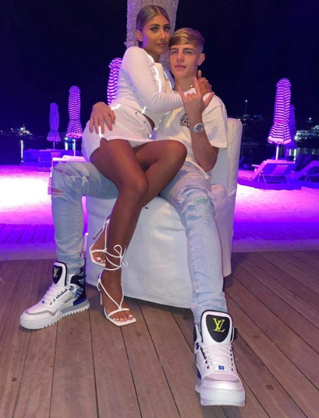 Ngôi sao Brandon Williams và bạn gái Shanice Eastmond đã sẵn sàng cho một buổi tối quẩy tung nóc.