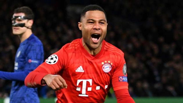 6. Tiền đạo lệch phải: Serge Gnabry (Bayern Munich). Cựu sao Arsenal sở hữu 9 bàn thắng, bao gồm cú hattrick thần thánh trước Tottenham Hotspur ở vòng bảng. Gnabry được xem là người kế thừa vị trí để lại của Arjen Robben ở hành lang cánh phải Hùm xám.