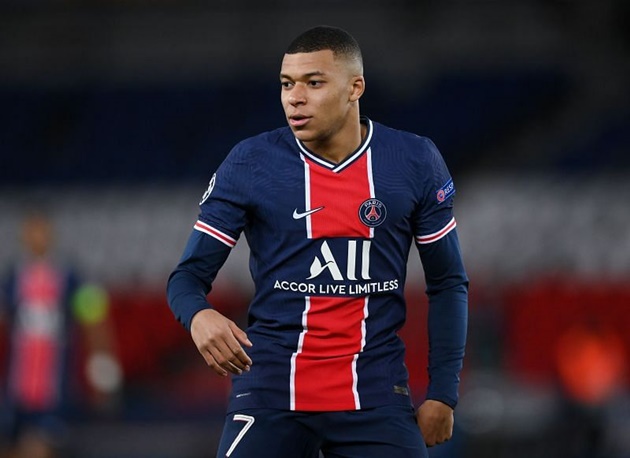 4. Kylian Mbappe - PSG. Thần đồng bóng đá Pháp tiếp tục có một mùa giải thăng hoa cùng PSG. Mbappe sở hữu thành tích ghi bàn khủng với 26 bàn thắng, 7 kiến tạo sau 2299 phút xỏ giày ra sân tại Ligue 1.