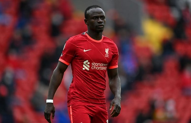 Mane trong màu áo Liverpool.