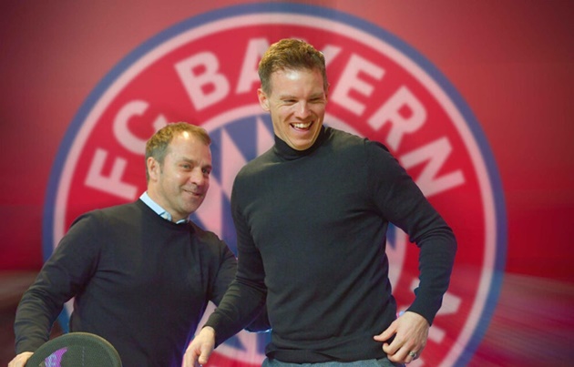 HLV Julian Nagelsmann tỏ ra mát tay với Bayern Munich sau khi thay thế người tiền nhiệm Hans-Dieter Flick.