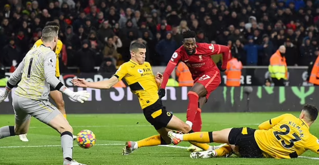Origi ghi bàn thắng quyết định vào lưới Wolves.