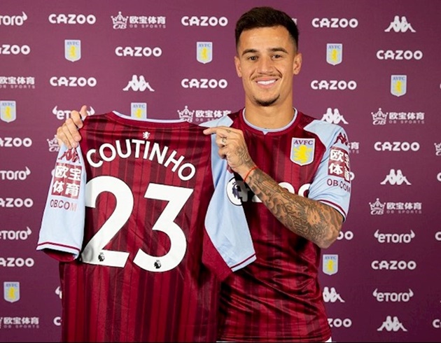 Hộ công: Philippe Coutinho - Aston Villa. Đội chủ sân Villa Park gây tiếng vang lớn khi chiêu mộ thành công bản hợp đồng Philippe Coutinho theo dạng cho mượn từ Barcelona.