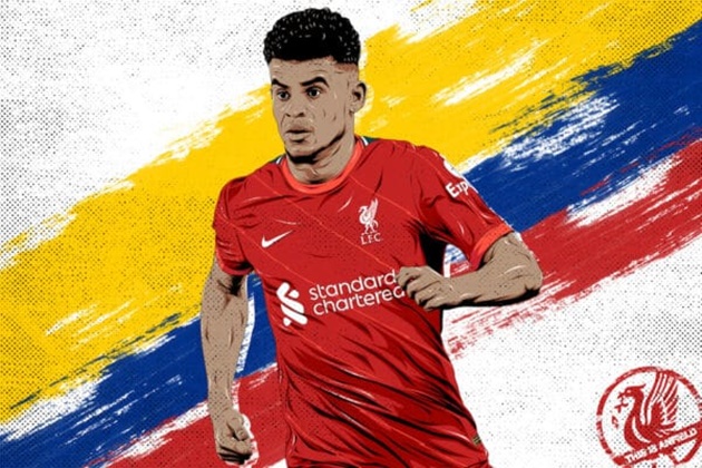 Tiền vệ lệch trái: Luis Diaz. Cầu thủ người Colombia hứa hẹn mang đến làn gió mới mẻ cho hàng công Liverpool.