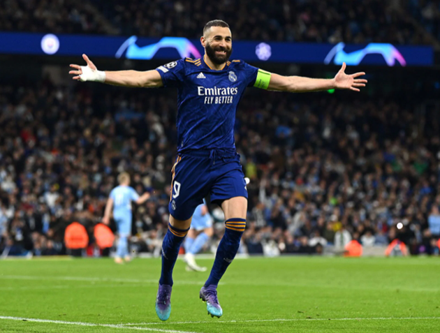 Benzema tỏa sáng ở Champions League.