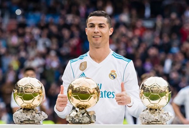 CR7 đạt nhiều thành tựu trong màu áo Real Madrid.