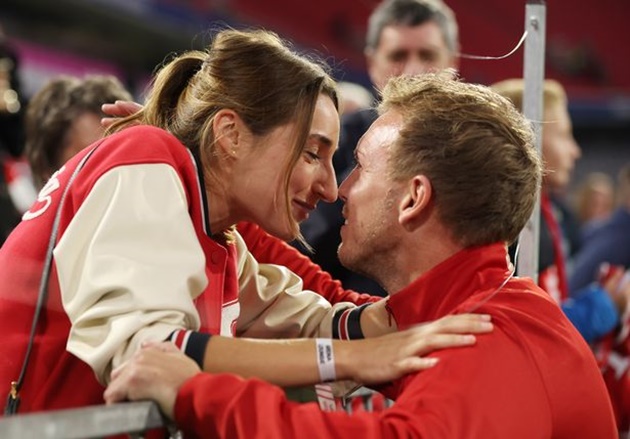 Nagelsmann và bạn gái Lena.