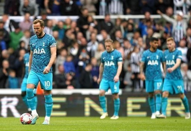Trận thua đậm của Tottenham.