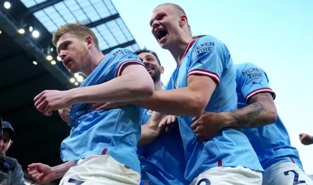 Haaland - De Bruyne chơi bùng nổ trước Arsenal.