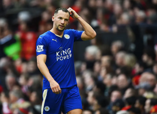 Drinkwater trong màu áo Leicester City.