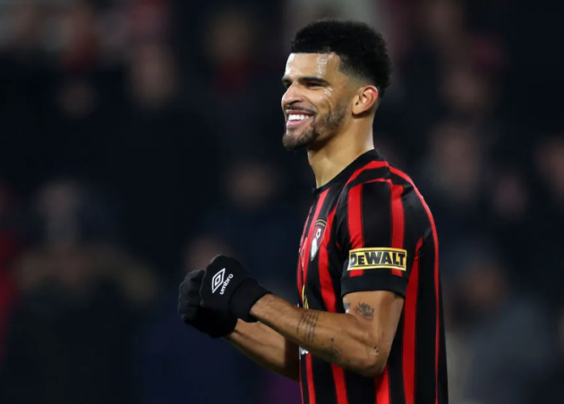 Solanke tỏa sáng rực rỡ ở Bournemouth.