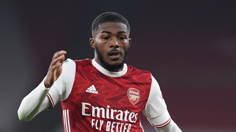Ainsley Maitland-Niles không có quá nhiều 'đất diễn' tại sân Emirates.