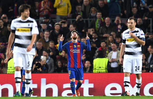Messi cũng đã sớm 'khai tiệc' với bàn thắng ở phút thứ 16.
