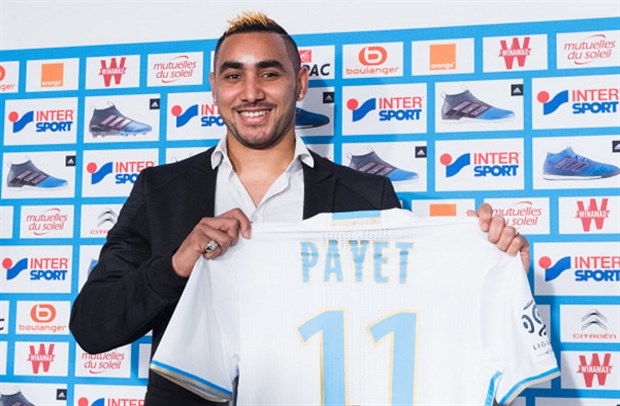 Payet đã chính thức trở lại đầu quân cho Marseille.