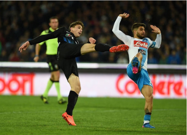 Bàn thắng thứ 2 của đội chủ nhà được ghi ở phút 70 sau pha bắt volley cực chuẩn của Caldara.