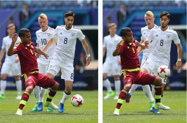 Tuy nhiên ngay trong trận đấu ra mắt, Die Mannschaft trẻ đã nhận ngay gáo nước lạnh từ U20 Venezuela.