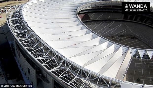 Sân mới của Atletico dần hình thành, 6 tuần nữa hoàn tất - Bóng Đá