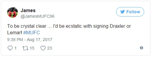 Nhanh lên Man Utd, Draxler mới chính là người thích hợp - Bóng Đá