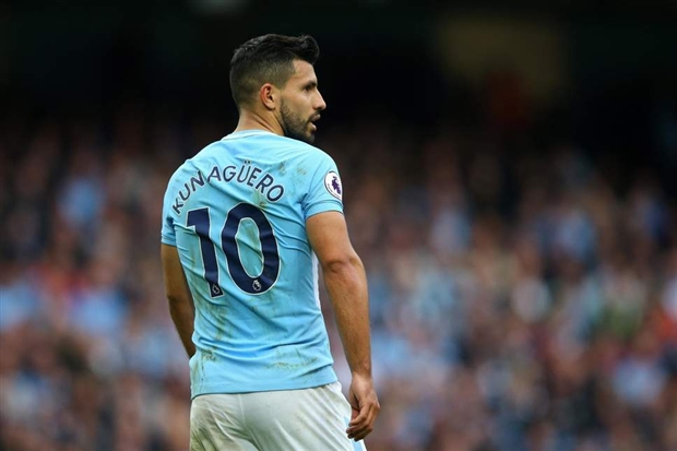 Tiền đạo Sergio Aguero (Man City).