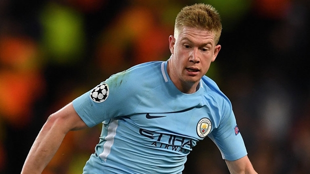 Tiền vệ Kevin De Bruyne (Man City).