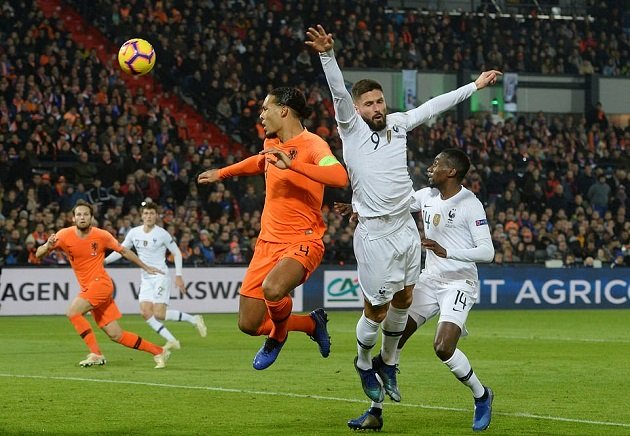 Dưới sự chỉ huy của Virgil Van Dijk, Hà Lan đã có một chiến thắng thuyết phục trước Pháp.
