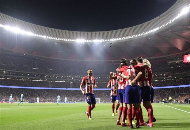 Atletico Madrid thắng 15, thua 1 và hoà 5 trong 21 trận trên sân nhà gần nhất tại các cúp Châu Âu.