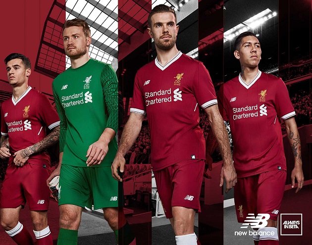 Áo đấu sân nhà mùa 2017/18 của Liverpool đã sớm cháy hàng.