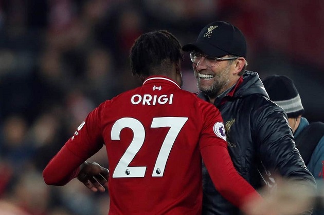 HLV Jurgen Klopp khẳng định Divock Origi đã có một chỗ đứng trong lịch sử của sân Anfield với những đóng góp đặc biệt.